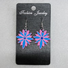 Ceramics Earring, Flower 29x26mm, Sold by Group