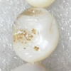 Natural Shell Beads, 13x16-15x16mm, Hole:About 1mm, Sold per 16-inch Strand