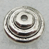 Jewelry findings, CCB Plastic Beads Antique Silver, 12mm Hole:1.5mm, Sold by Bag