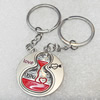 Zinc Alloy keyring Jewelry Chains, 35mm, Length Approx:90mm, Sold by Group