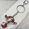 Zinc Alloy keyring Jewelry Chains, 47x54mm, Length Approx:12cm, Sold by Dozen