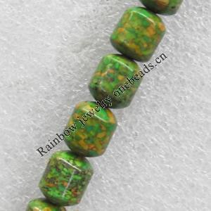 Turquoise Beads，10x12mm, Hole:Approx 1mm, Sold by KG