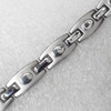 Stainless Steel Bracelet, wideth:11mm, Sold per 7.8-inch Strand