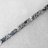 Stainless Steel Bracelet, wideth:7mm, Sold per 7.8-inch Strand
