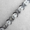 Stainless Steel Bracelet, wideth:15mm, Sold per 7.8-inch Strand