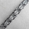 Stainless Steel Bracelet, wideth:15mm, Sold per 7.8-inch Strand