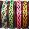 Cowhide Bracelet, wideth:12mm, Length:17cm, Sold by Dozen