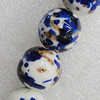 Ceramics Beads, Round 16mm Hole:2mm, Sold by Bag