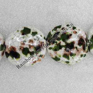 Ceramics Beads, 30x29mm Hole:2.5mm, Sold by Bag