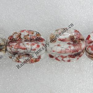 Ceramics Beads, 28x18mm Hole:3.5mm, Sold by Bag