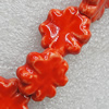 Ceramics Beads, Flower 18mm Hole:2.5mm, Sold by Bag