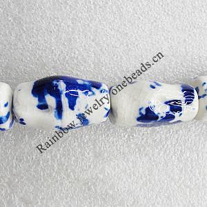 Ceramics Beads, 31x19mm Hole:3mm, Sold by Bag