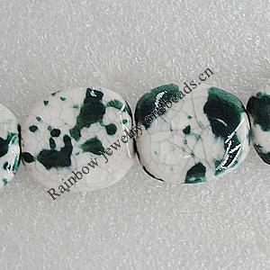 Ceramics Beads, 24x23mm Hole:2.5mm, Sold by Bag