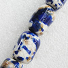 Ceramics Beads, 24x17mm Hole:2mm, Sold by Bag