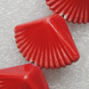 Ceramics Beads, Sectory 30x21mm Hole:2mm, Sold by Bag