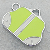 Zinc Alloy Enamel Pendants, Bag 23x18mm Hole:2mm, Sold by PC