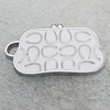 Zinc Alloy Enamel Pendants, Bag 29x16mm Hole:2mm, Sold by PC