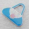 Zinc Alloy Enamel Pendants, Bag 22x19mm, Sold by PC