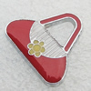 Zinc Alloy Enamel Pendants, Bag 22x19mm, Sold by PC