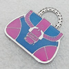 Zinc Alloy Enamel Pendants, Bag 24x25mm Hole:7x4.5mm, Sold by PC