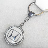 Zinc Alloy keyring Jewelry Chains, 34mm, Length Approx:10.5cm, Sold by Dozen