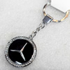 Zinc Alloy keyring Jewelry Chains, 34mm, Length Approx:10cm, Sold by Dozen