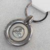 Zinc Alloy keyring Jewelry Chains, 32mm, Length Approx:75mm, Sold by Dozen