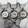 Zinc Alloy keyring Jewelry Chains, Mix Style, 32mm, Length Approx:75mm, Sold by Group