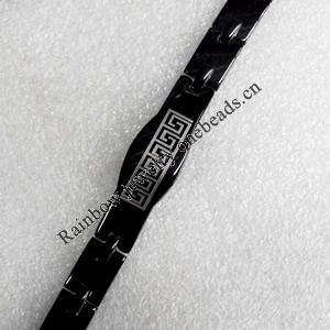 Stainless Steel Bracelet, wideth:14mm, Sold per 7.8-inch Strand