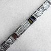 Stainless Steel Bracelet, wideth:13mm, Sold per 7.8-inch Strand