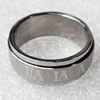 Stainless Steel Rings, wideth:8mm, Sold by PC