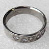 Stainless Steel Rings, wideth:6mm, Sold by PC