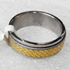 Stainless Steel Rings, wideth:8mm, Sold by PC