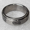 Stainless Steel Rings, wideth:8mm, Sold by PC