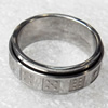 Stainless Steel Rings, wideth:8mm, Sold by PC