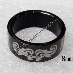 Stainless Steel Rings, wideth:8mm, Sold by PC