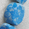 Ceramics Beads, Flat Drum 34x30mm Hole:3mm, Sold by Bag