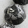 Ceramics Beads, 27mm Hole:3mm, Sold by Bag