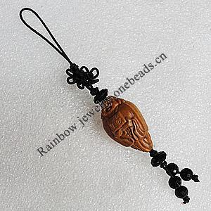 Olive Shell Key Chain, Bead size:29x17mm, Length Approx:10cm, Sold by Strand