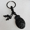 Olive Shell Key Chain, Bead size:41x25mm, Length Approx:9cm, Sold by Strand