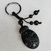 Olive Shell Key Chain, Bead size:41x25mm, Length Approx:9cm, Sold by Strand