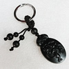 Olive Shell Key Chain, Bead size:41x25mm, Length Approx:9cm, Sold by Strand