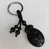 Olive Shell Key Chain, Bead size:41x25mm, Length Approx:9cm, Sold by Strand