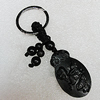 Olive Shell Key Chain, Bead size:41x25mm, Length Approx:9cm, Sold by Strand