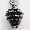 Zinc Alloy Charm/Pendants, Nickel-free & Lead-free, A Grade Fruit 13x9mm Hole:2mm, Sold by PC