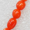 Coral Beads, Nugget, 5x6mm, Hole:Approx 0.1mm, Sold per 16-inch Strand