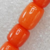 Coral Beads, Drum, 7x9mm, Hole:Approx 1mm, Sold per 16-inch Strand
