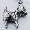 Zinc Alloy Charm/Pendants, Nickel-free & Lead-free, A Grade Animal 16x18mm Hole:2mm, Sold by PC