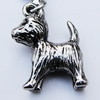 Zinc Alloy Charm/Pendants, Nickel-free & Lead-free, A Grade Animal 15x20mm Hole:2mm, Sold by PC