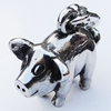 Zinc Alloy Charm/Pendants, Nickel-free & Lead-free, A Grade Animal 19x16mm Hole:2mm, Sold by PC